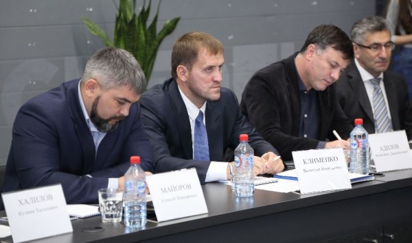 слева направо: А. Майоров, В. Клименко, А. Адилов, С. Аракелян