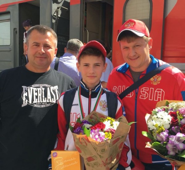 Антон АВДИЕНКО (38,5 кг) - победитель Первенства Европы среди учащихся 13-14 лет.
